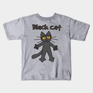 Black Cat Kids T-Shirt